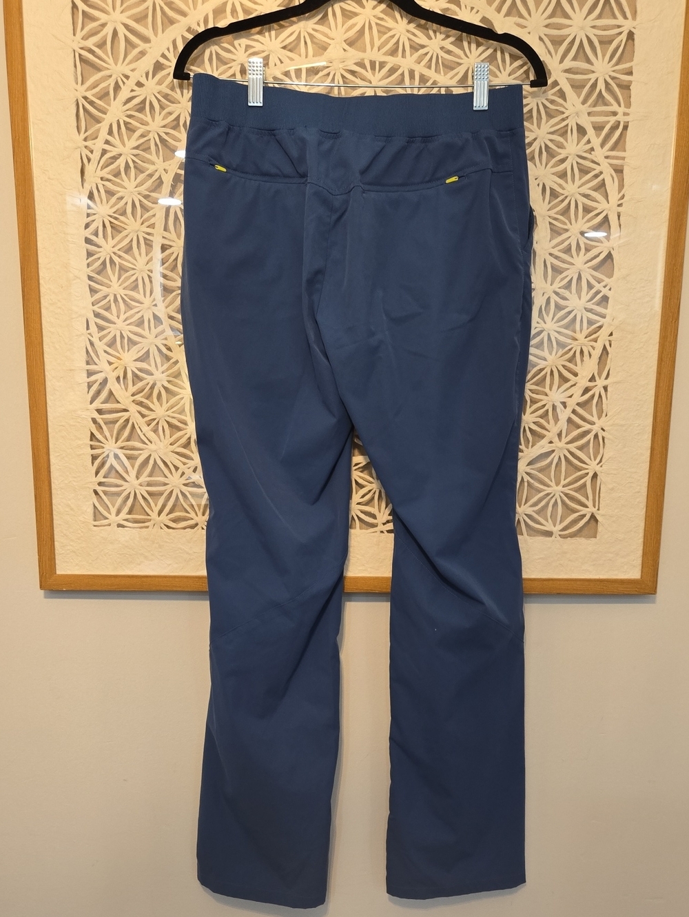 Medelita Women’s Scrub Pants Medium Caribbean Blue Bright Drawstring Medical - Picture 4 of 5